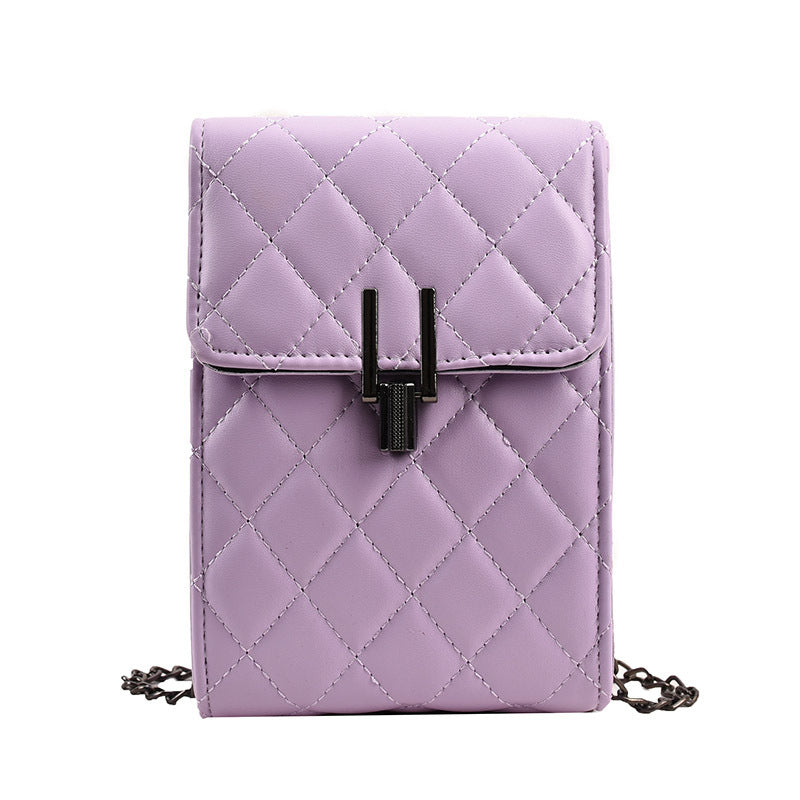 Bolsa de hombro diagonal de cadena PU al por mayor
